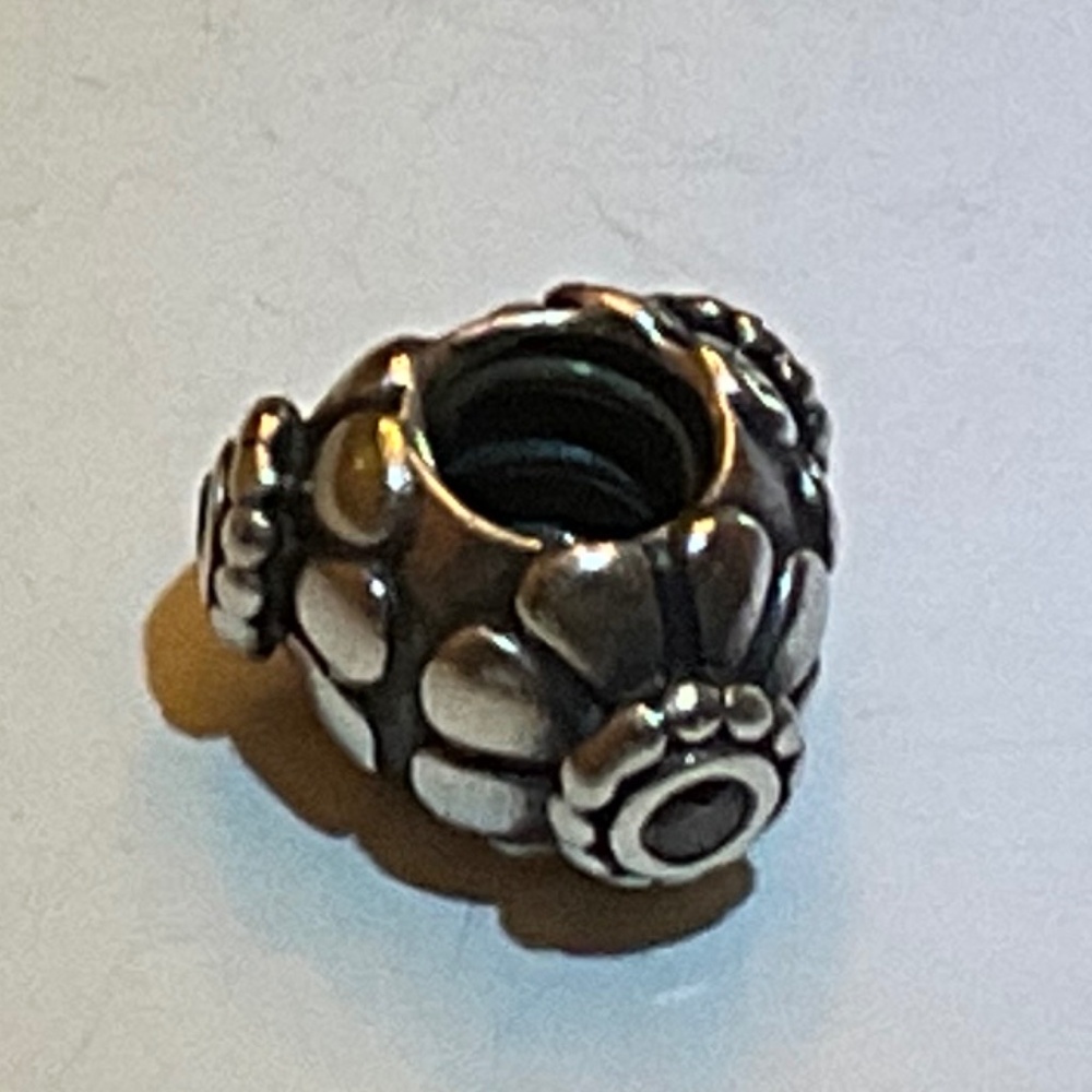 Retired ALE/Pandora sterling silver and gem bead